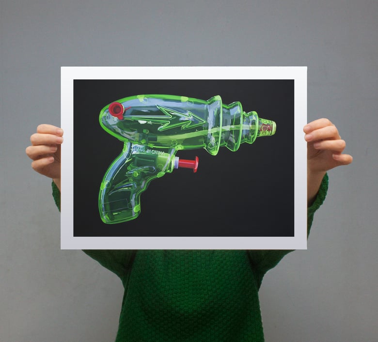 Image of 'Raygun' - Limited Edition Print - 42cm x 30cm