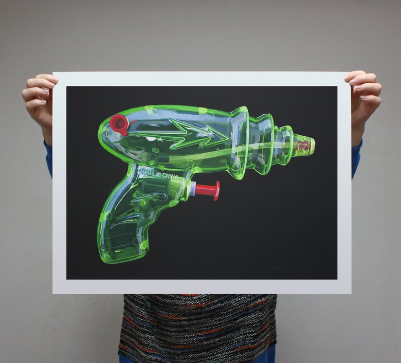 Image of 'Raygun' - Limited Edition Print - 61cm x 43.5cm