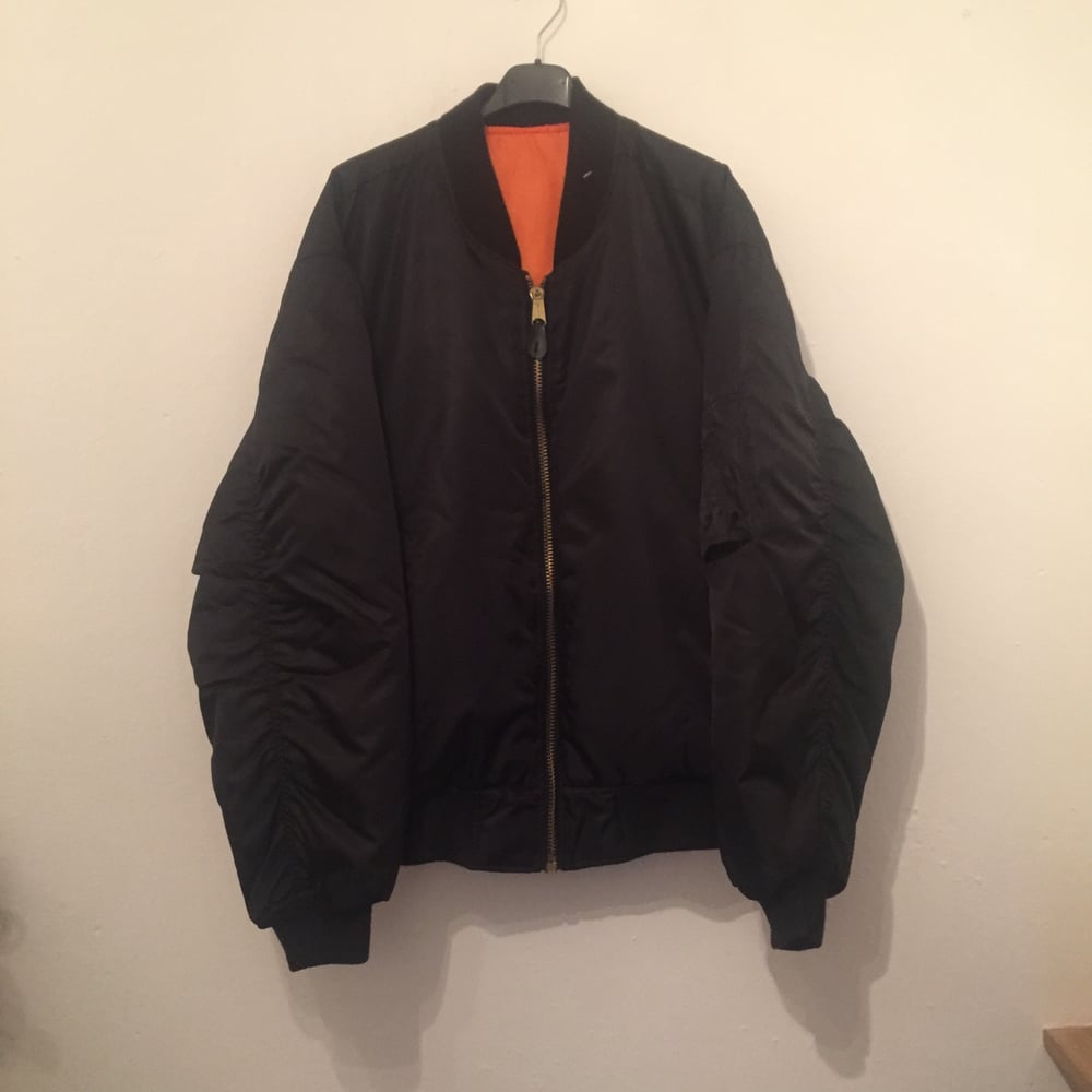 Image of Black Bomber Jacket (L)