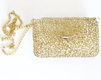 Image 2 of Brass Coral Branch Cage Purse