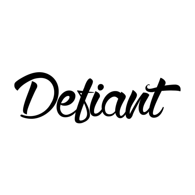 Image of Defiant - OG 7" Inch Die Cut Sticker