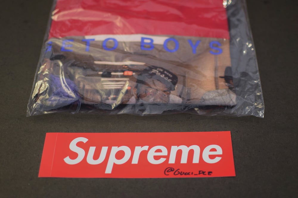 Image of New Supreme/Rap-A-Lot Records Geto Boys Tee Red Size L