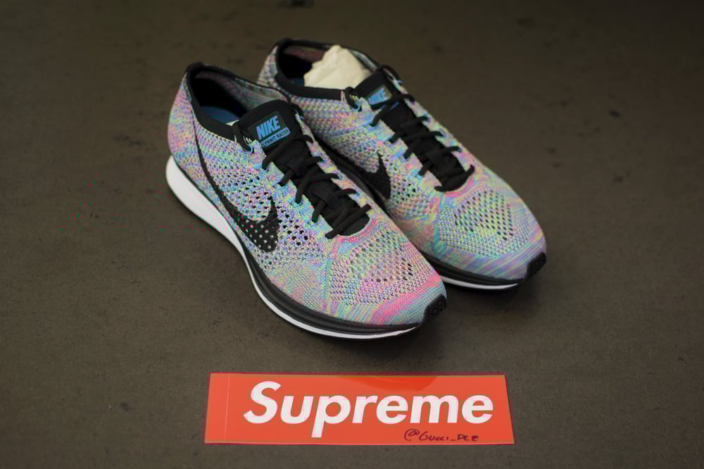 Image of New Nike Flyknit Racer Multicolor 2017 Size 9