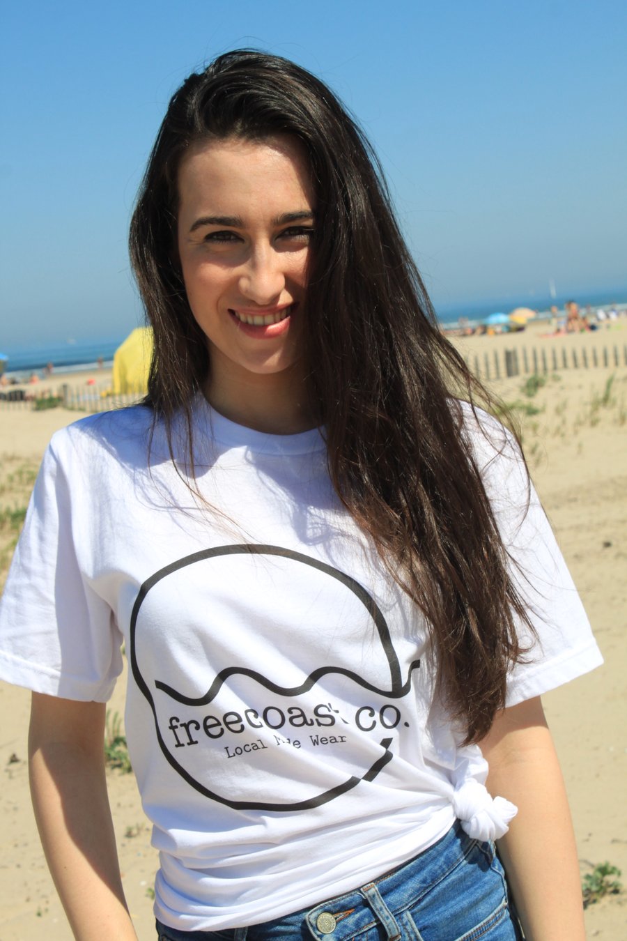 Image of Signature Wave White T-shirt Unisex