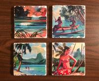 "Island Life" Coaster Set