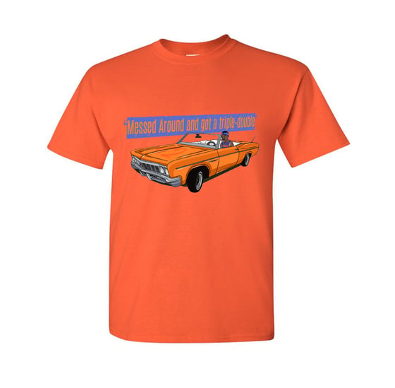 Image of (ORANGE) TRIPLE-DOUBLE WESTBROOK TEE