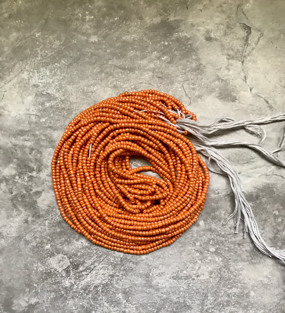 Image of Mini Orange tie waistbead
