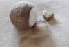 Clara mohair bonnet - Mink