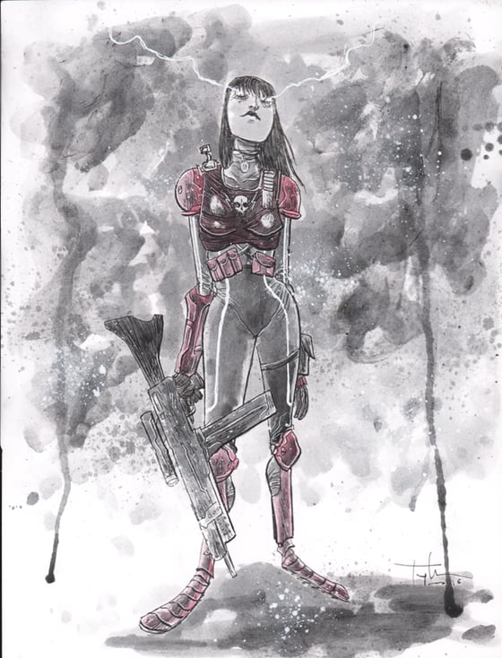 Image of BLACKHOLERS Print #1B Original art