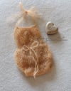 Mohair romper - Gold