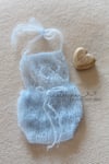 Mohair romper - light blue