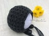 Basket weave - charcoal