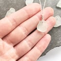 Sea Glass Necklace - genuine sea glass on Sterling silver
