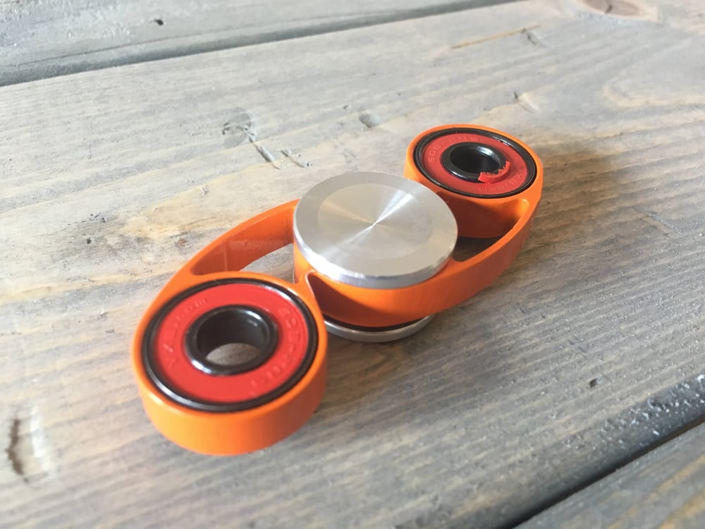 Image of Fidget Spinner - Duo Orange