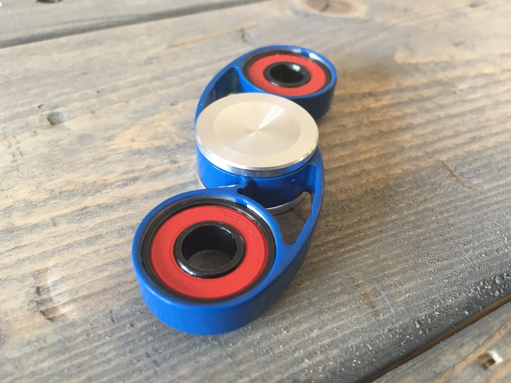 Image of Fidget Spinner - Duo Blue