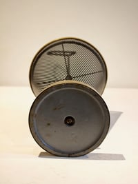 Image 5 of Umbrella Stand of Perforated Metal & Brass