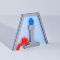 Image 1 of Bunsen Burner Brooch
