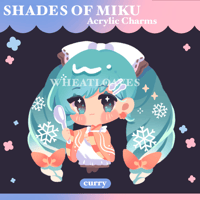 Image 2 of [LAST CHANCE] Vocaloid - Shades Of Miku Acrylic Charms