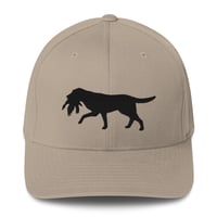 Image 3 of OWG - Black Lab branded back Structured Twill Cap