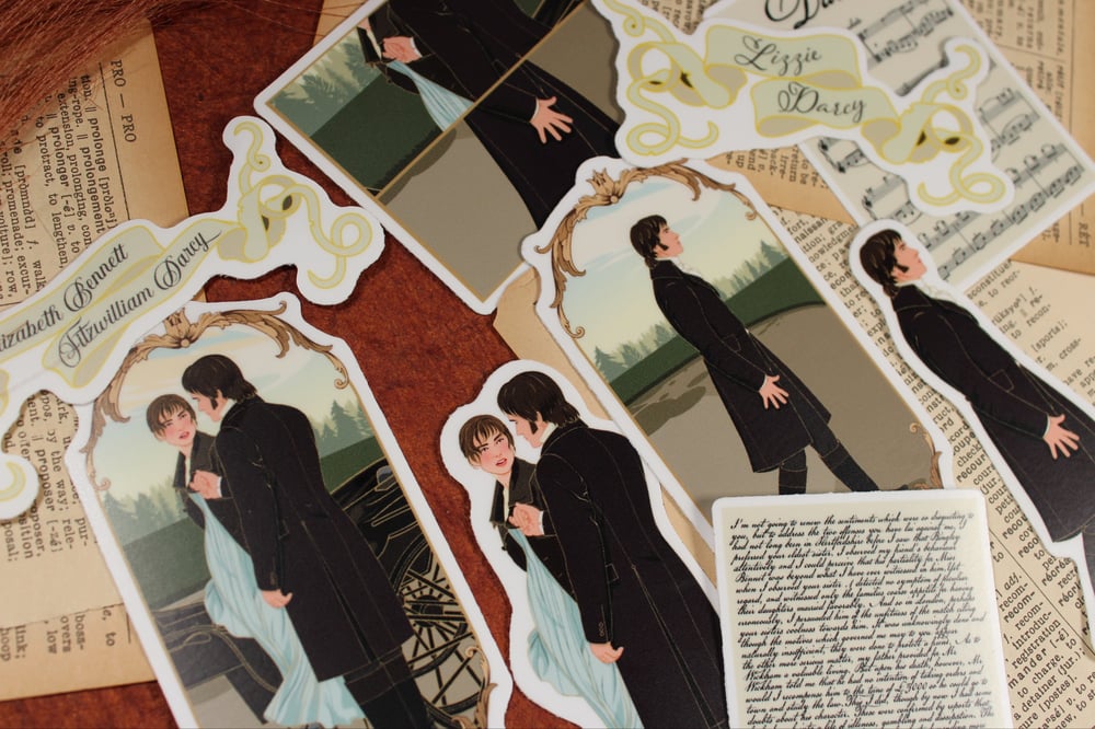 Image of Pride And Prejudice Hand Touch Stickers (#84-92)