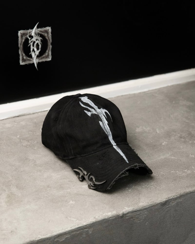 IMPLY — IMPLY x MASSTAK - Sword Tribal Cap (Black)
