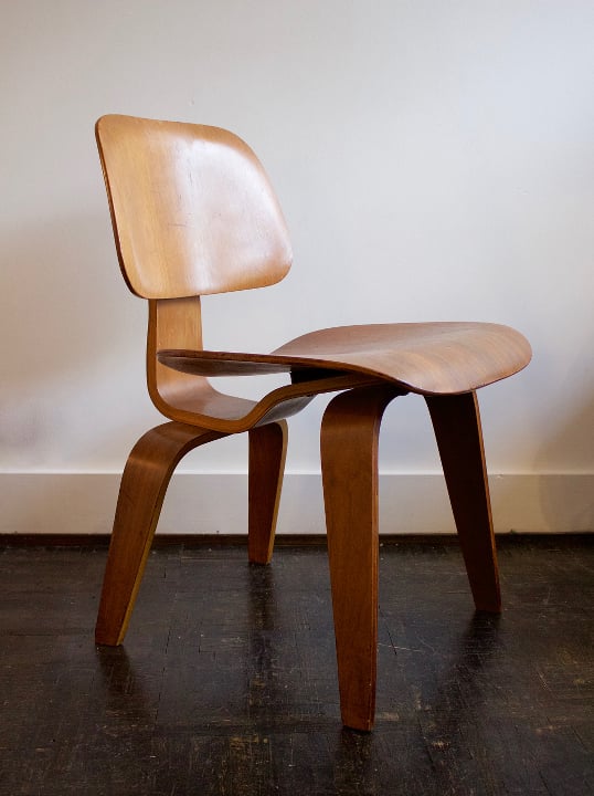 Image of Eames DCW by Evans