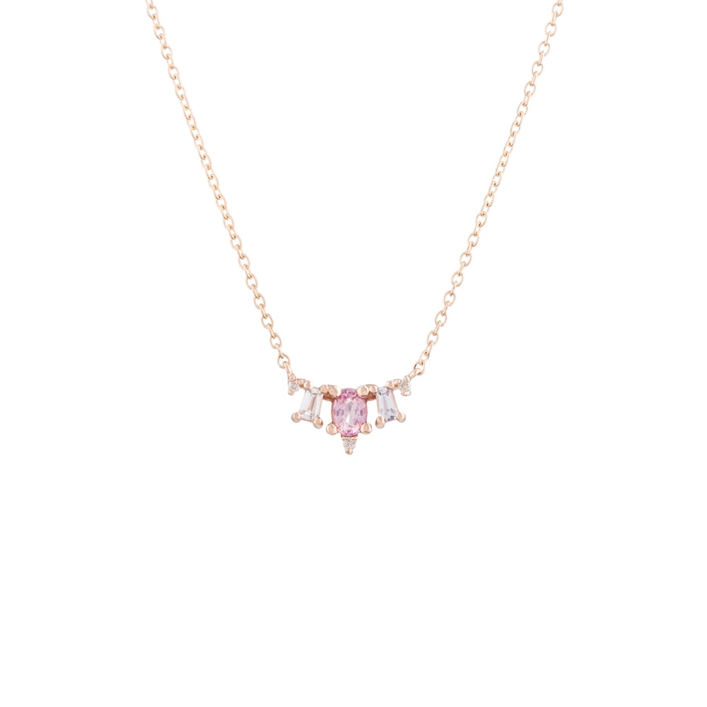 Image of Deco Pink Necklace