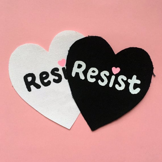 Image of "Resist" Patch by Over It Studio