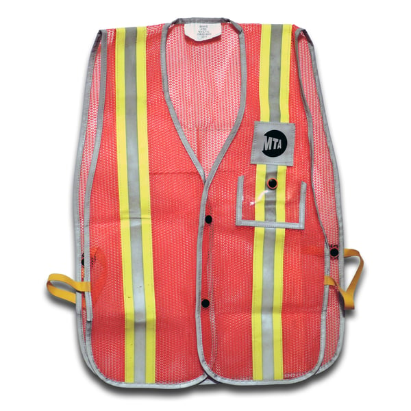 Image of NYCTA MTA subway worker vest