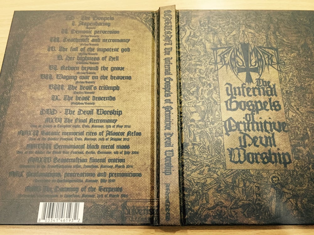 BEASTCRAFT "The Infernal Gospels Of Primitive Devil Worship" A5 Digibook CD + DVD