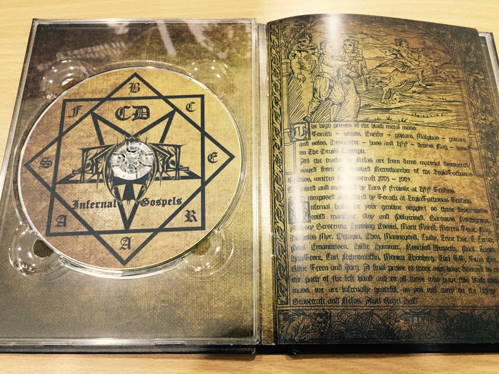 BEASTCRAFT "The Infernal Gospels Of Primitive Devil Worship" A5 Digibook CD + DVD