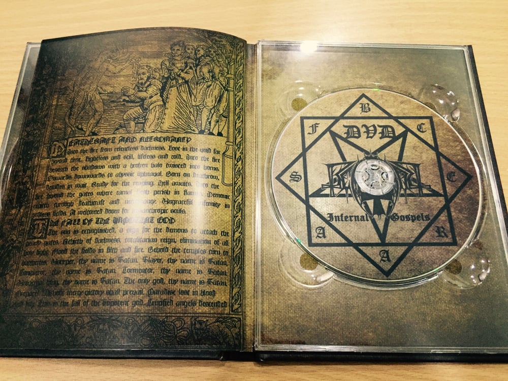 BEASTCRAFT "The Infernal Gospels Of Primitive Devil Worship" A5 Digibook CD + DVD