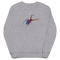 Image 6 of Sweatshirt (Adult M/F) - Spider Rainbow Glow