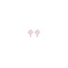 Mini Pink Sappihre Stud