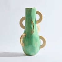 Cabana Tall Vase - Aqua 