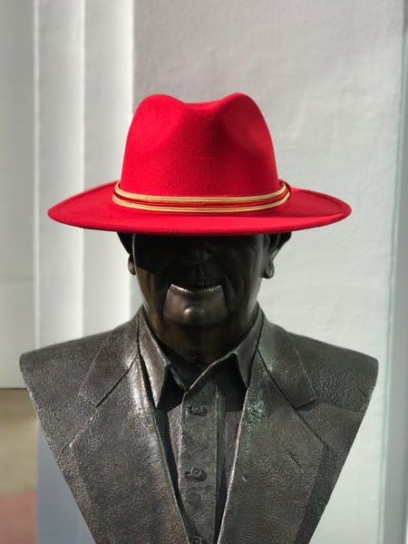 Image of The Safo fedora - red