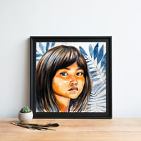 Image 4 of Paper Art Print - "Enfant Kogi"