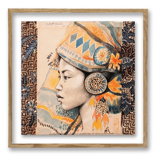 Image of Paper Art Print - "Reine Minangkabau"
