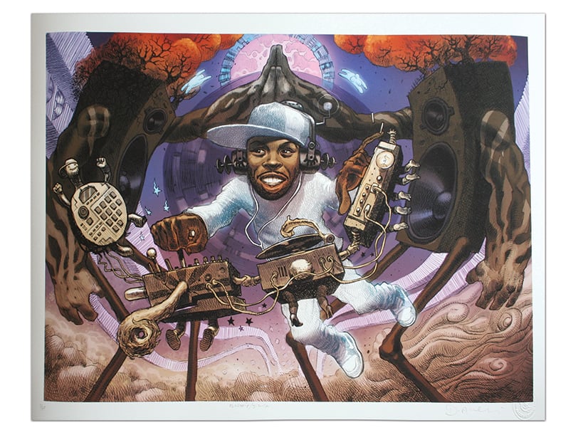 Image of J Dilla - Limited Edition Giclee Print