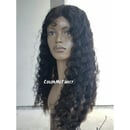 Image 2 of Virgin Brazilian Curly Front Lace Wig 20"