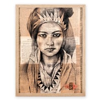 Image 3 of Paper Art Print - "Femme Berbère"