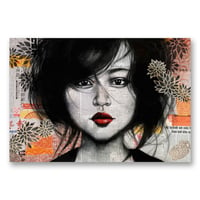 Image 1 of Paper Art Print - "La fille de Soho"