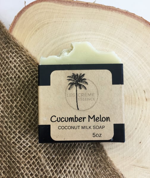 Image of Cucumber Melon Coconut Milk Soap