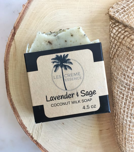 Image of Lavender + Sage  Coconut Milk Soap