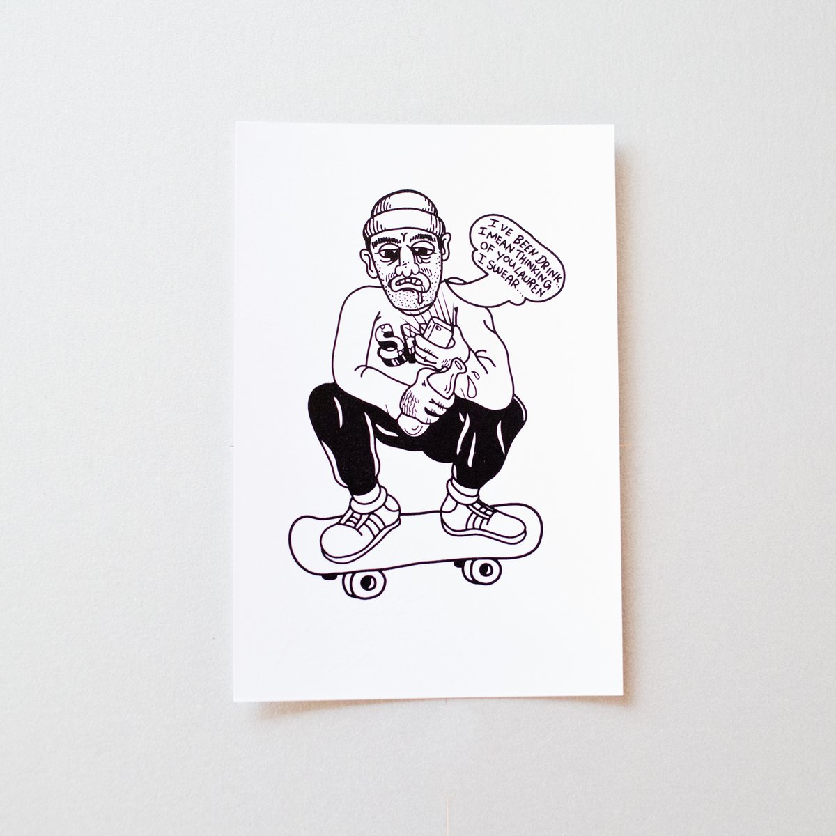 Image of "Skate or Love?" Print