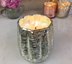 Image of Large Mercury Glass Candle