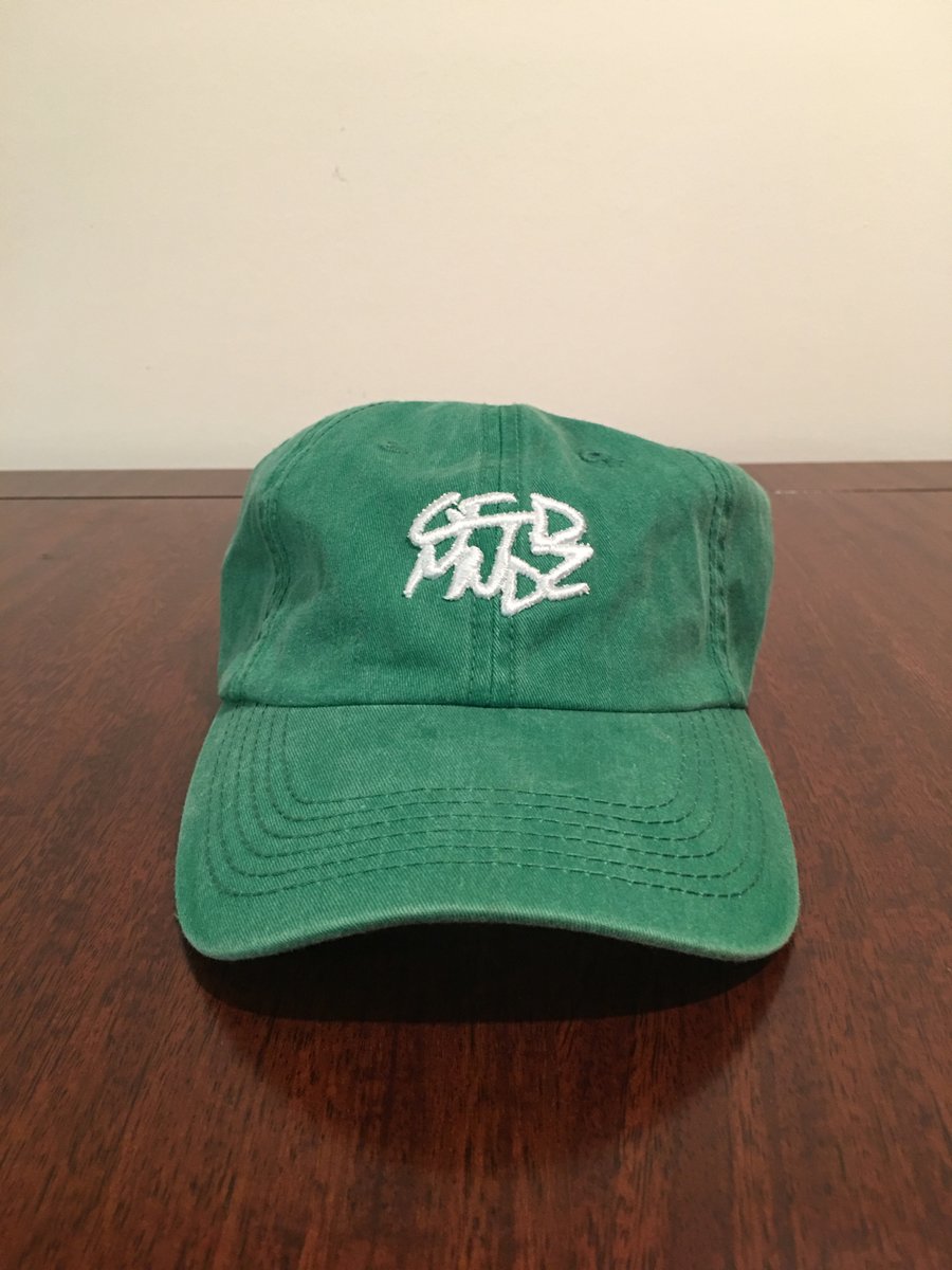 Image of Green Washed GFTD MNDZ logo Dad cap