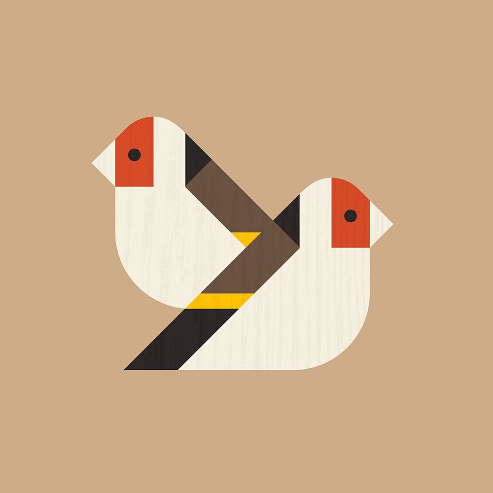 Image of Goldfinch Artprint (European Finches Series)