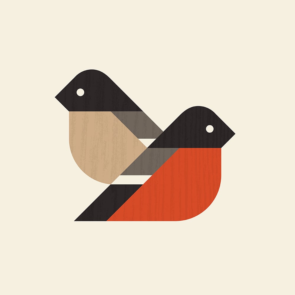 Image of Bullfinch Artprint (European Finches Series)