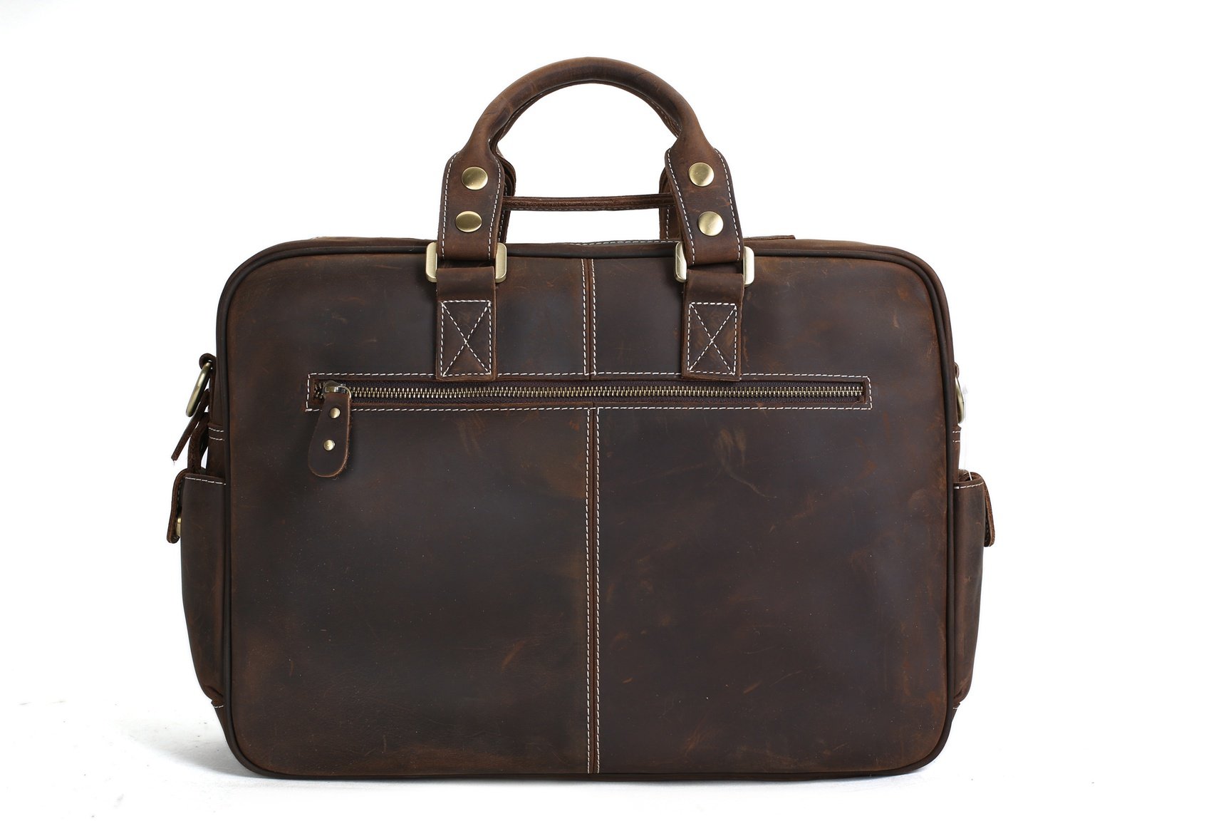 Handcrafted Vintage Extra Large Genuine Leather Travel Bag Duffle Bag ...